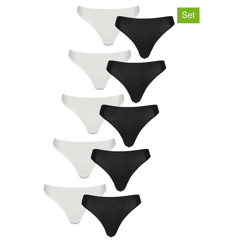 Kalhotky PETITE FLEUR Weiß/ Schwarz 552697 115314166