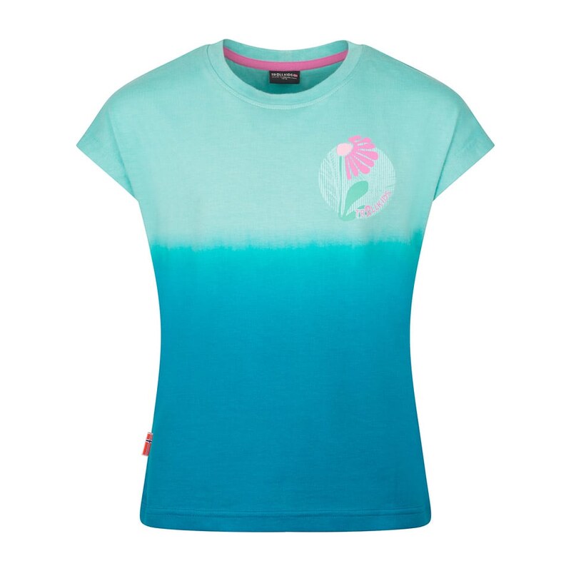 Tričko Trollkids Hellblau/ Blau 3352257