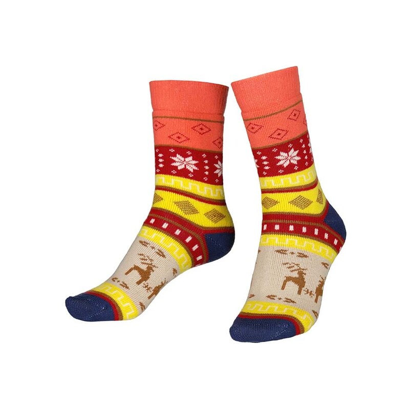 Ponožky SPM Rot/ Beige 512932 115316255