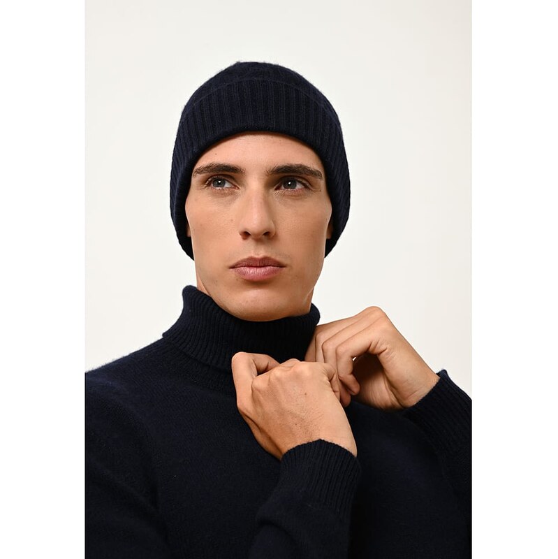 Čepice Perfect Cashmere Dunkelblau 2709409 115316486