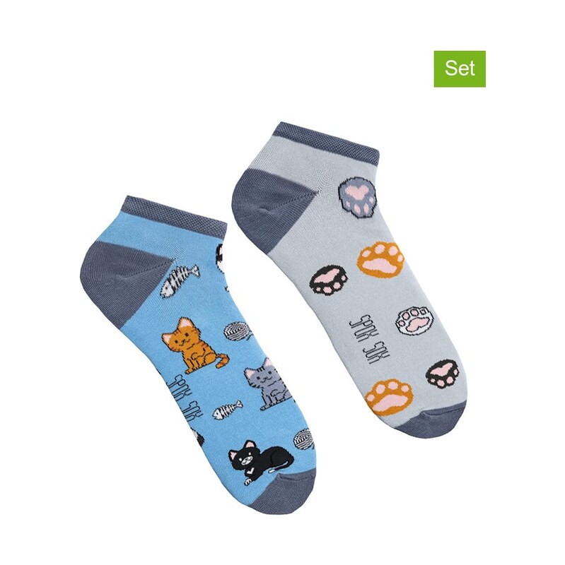TODO SOCKS Ponožky Spox Sox Hellblau/ Grau 4050168 115316704