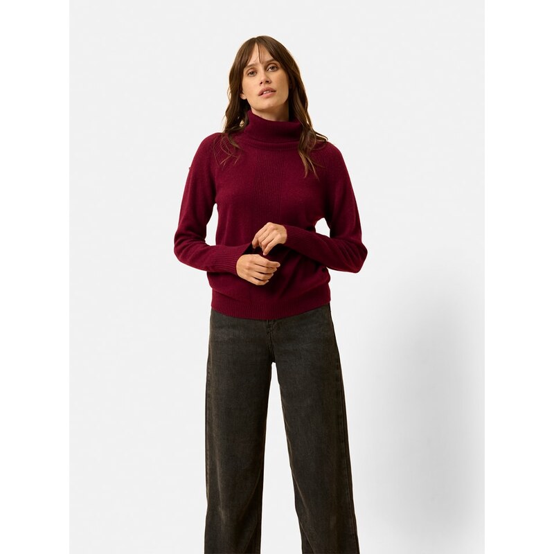 Mikina Just Cashmere Bordeaux 6463238