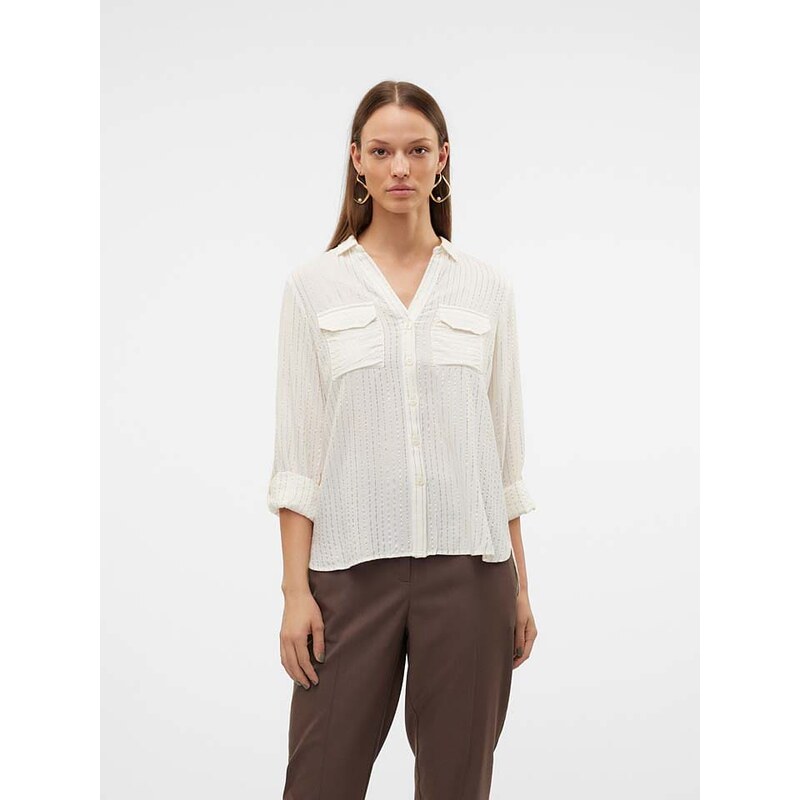 Košile Vero Moda Weiß/ Gold 5137380