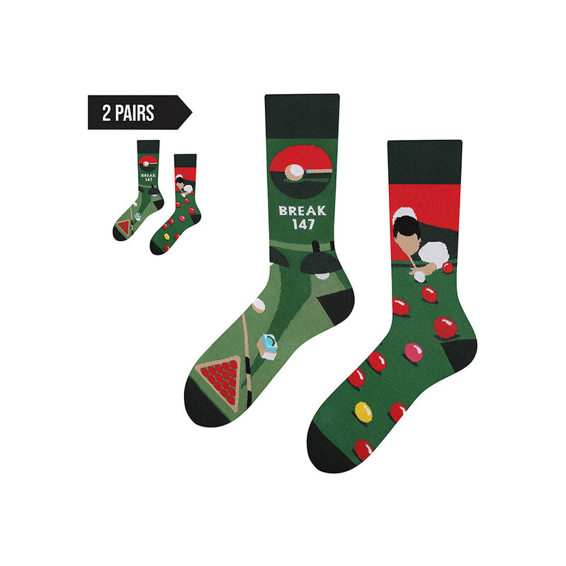 Ponožky TODO SOCKS Grün/ Rot 8938734