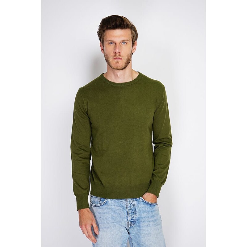 Svetr William de Faye Khaki 9065048