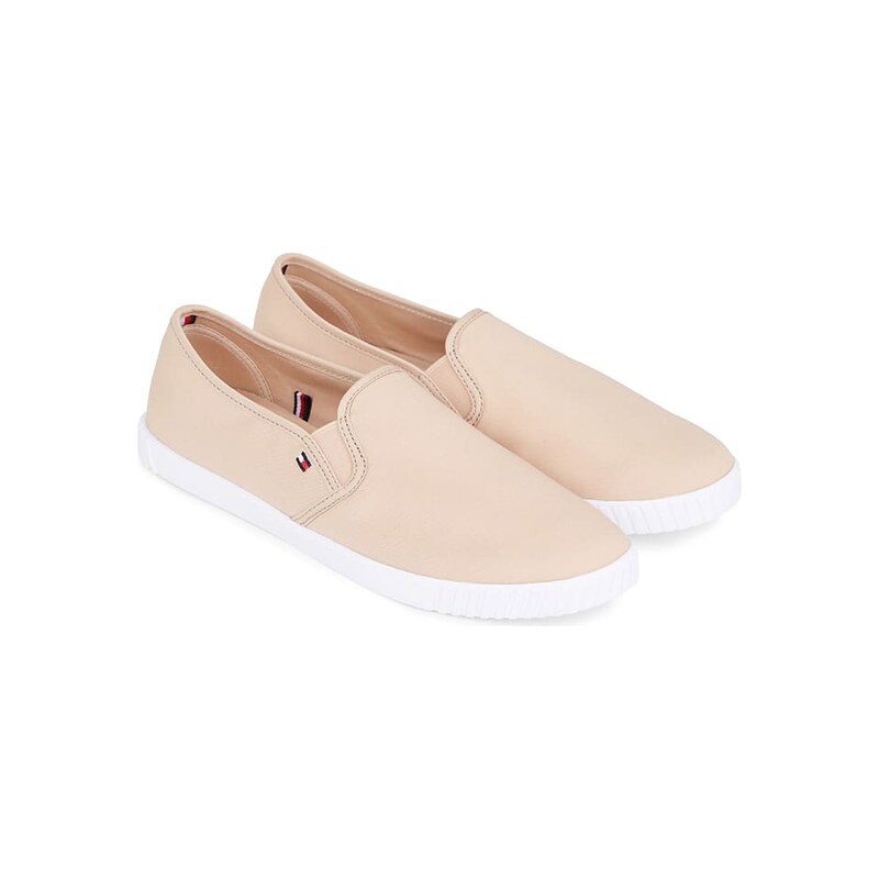 Boty Tommy Hilfiger Shoes Beige/ Weiß 4656746