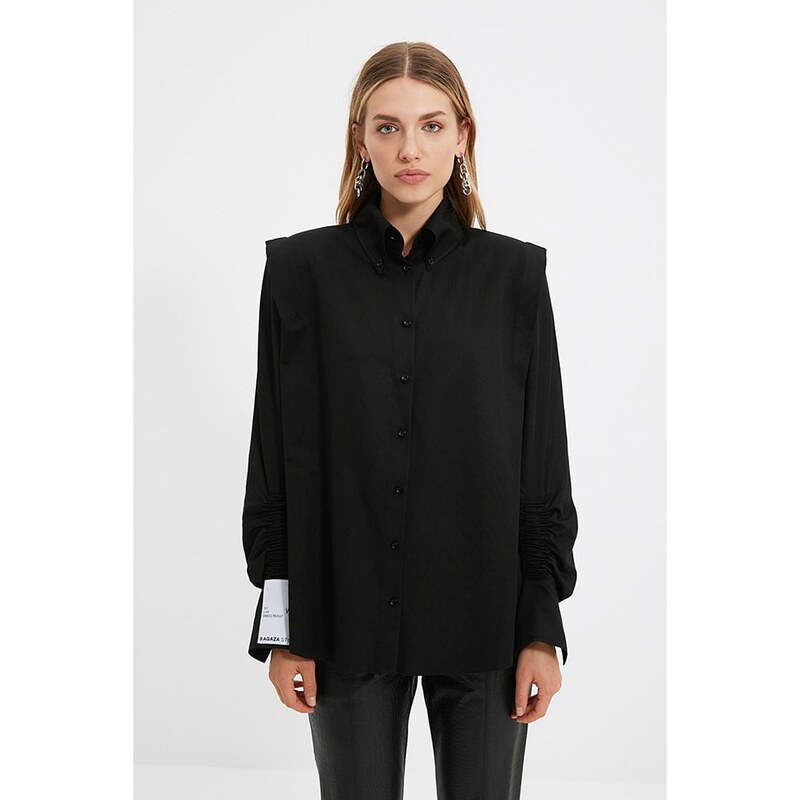 Košile trendyol Schwarz 5124915 115319327