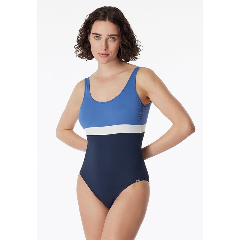 Plavky Schiesser Dunkelblau/ Blau 8610077
