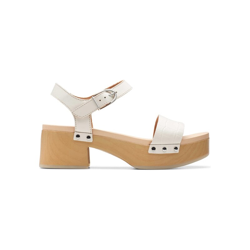 Sandály Clarks Creme 8080478 115319901
