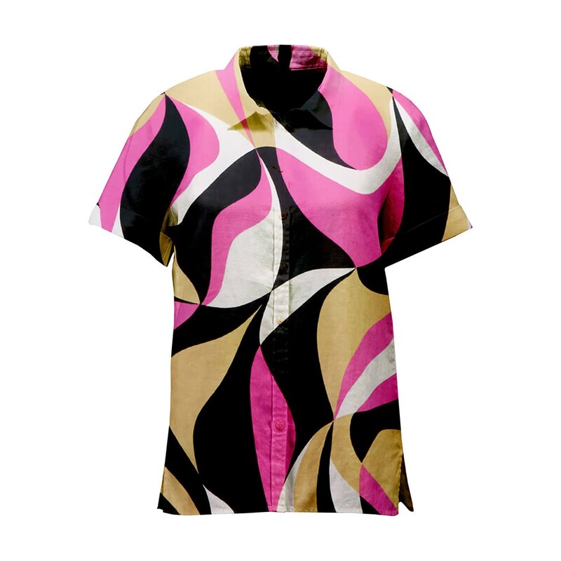 Košile FYNCH-HATTON Schwarz/ Pink 1708881 115320329