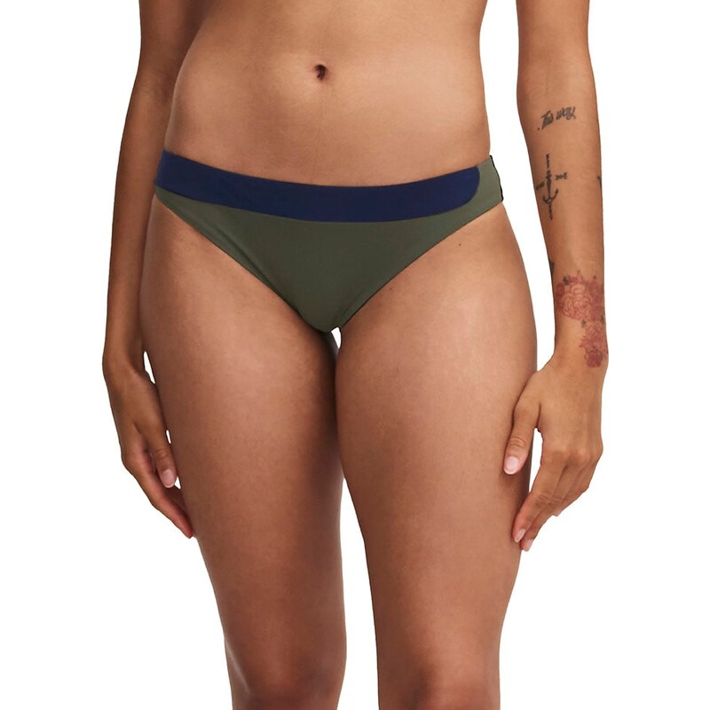 Plavky spodní díl Chantelle Khaki/ Dunkelblau 183089 115320828