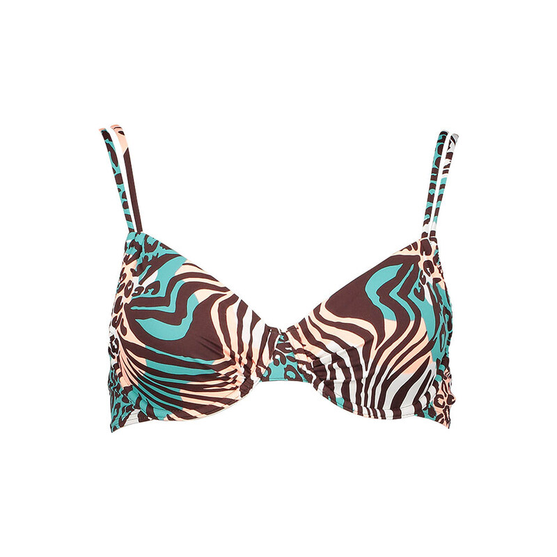Plavky vrchní díl Venice Braun/ Beige/ Türkis 4372655 115322165