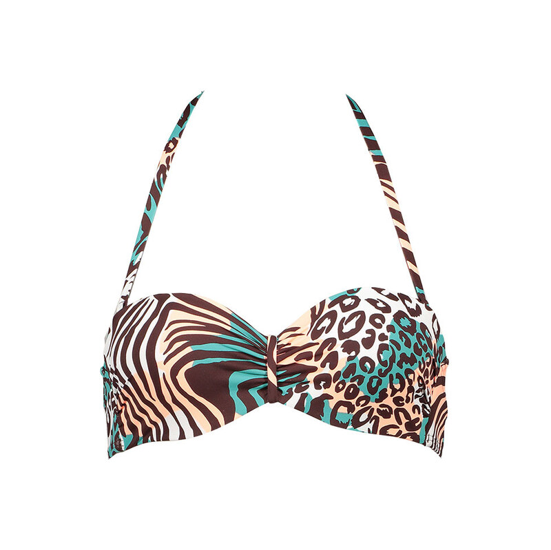 Plavky vrchní díl Venice Braun/ Beige/ Türkis 9383043 115322167