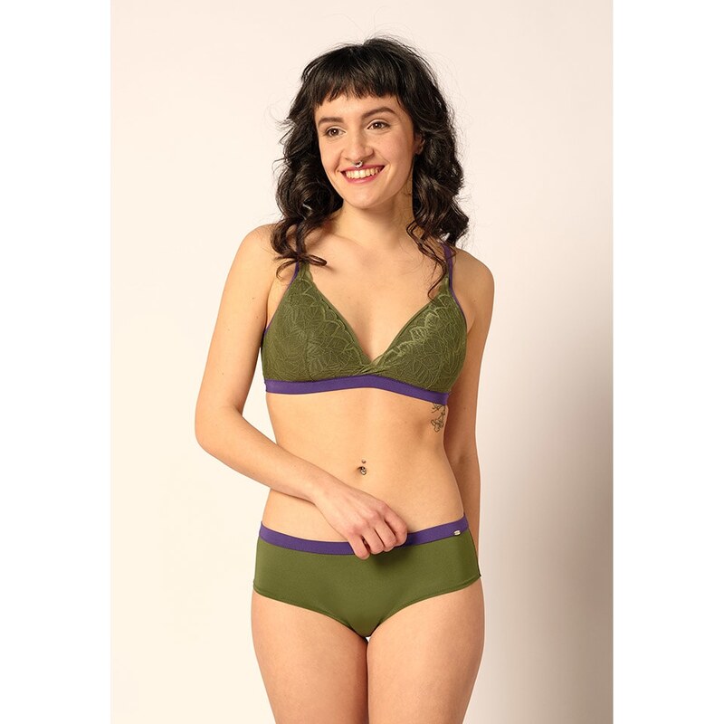 Podprsenka Skiny Khaki 7155114