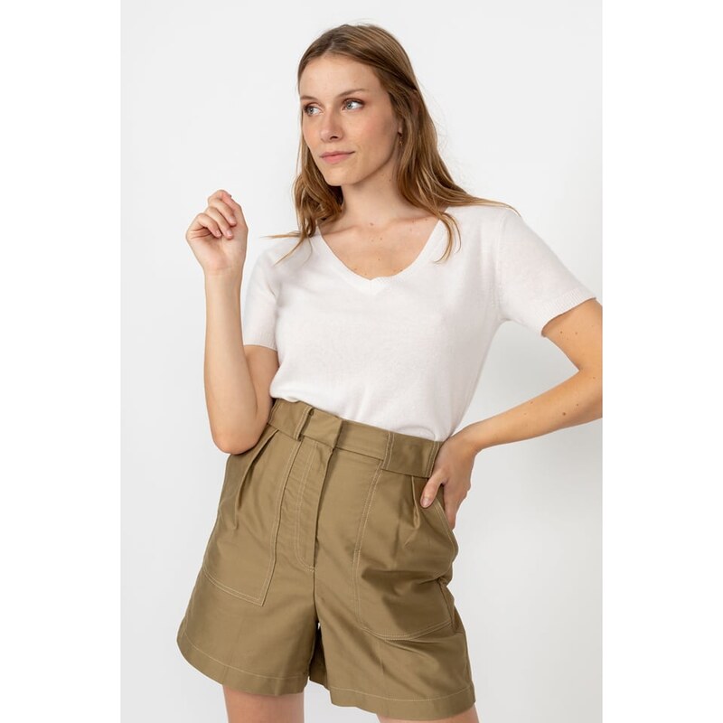 Tričko Perfect Cashmere Weiß 8878767 115323957