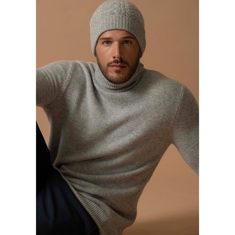 Svetr Perfect Cashmere Hellgrau 708684