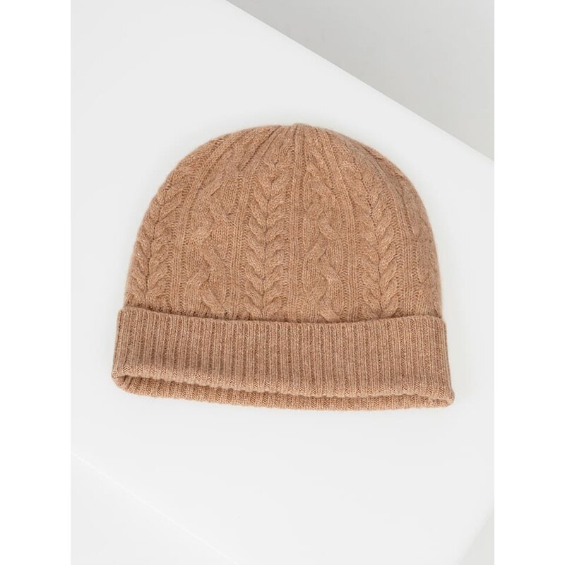 Čepice Just Cashmere Camel 4834349 115324032