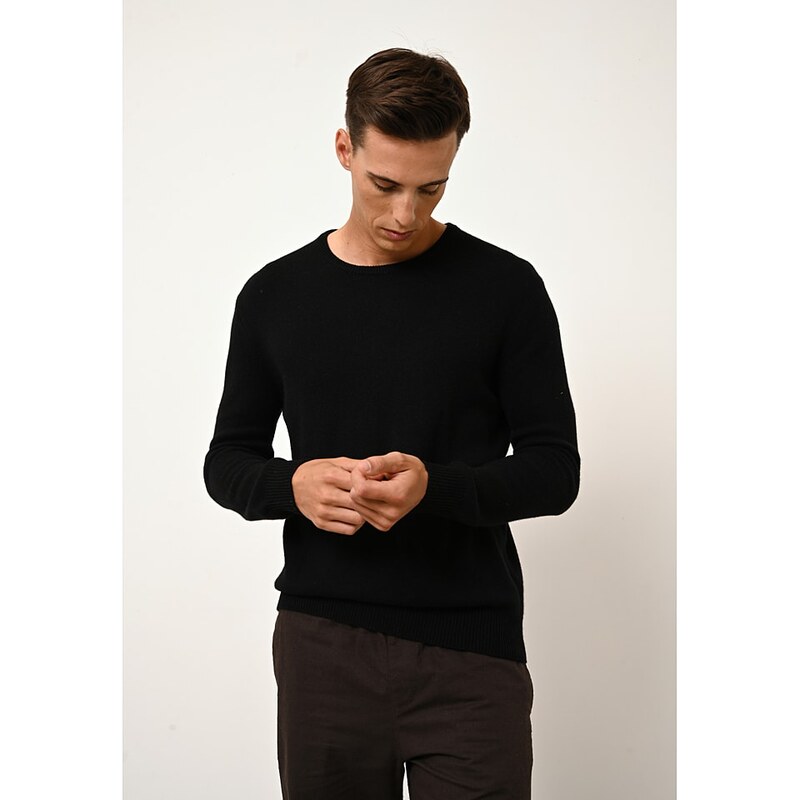 Svetr Just Cashmere Schwarz 1778647