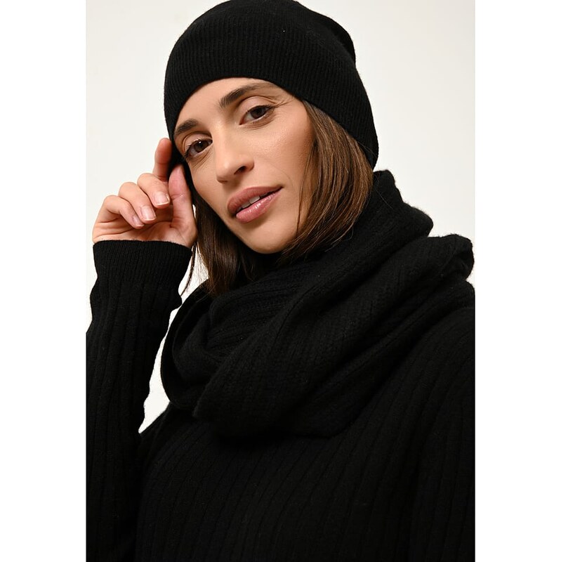 Čepice Just Cashmere Schwarz 4951761 115324043
