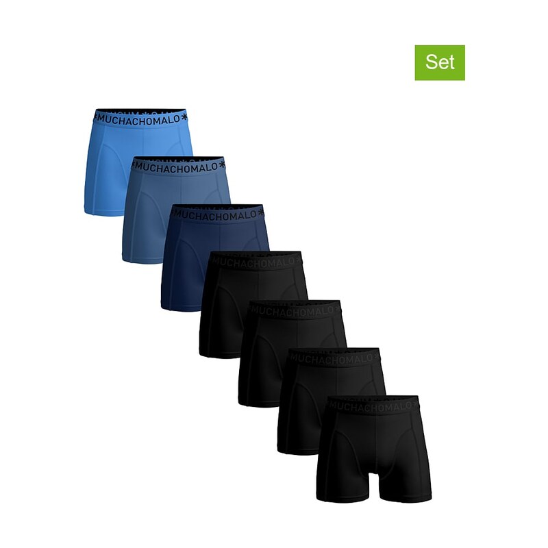 Boxerky Muchachomalo Schwarz/ Dunkelblau/ Blau 3249617