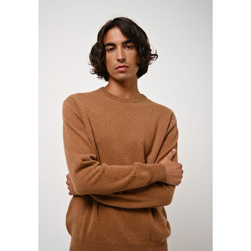 Svetr AUTHENTIC CASHMERE Hellbraun 8520948