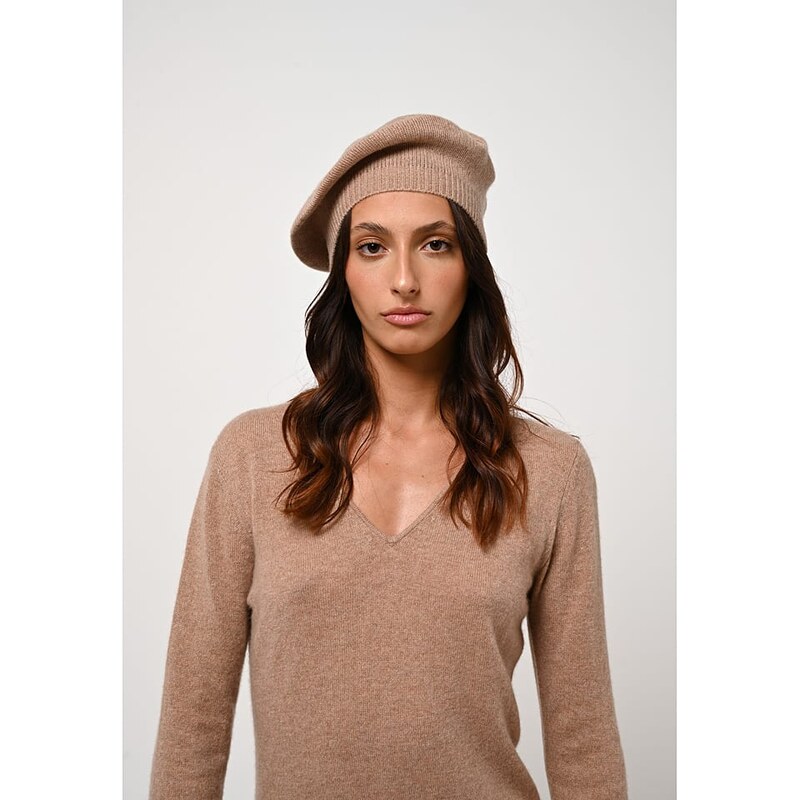 Čepice AUTHENTIC CASHMERE Beige 5759519 115324279