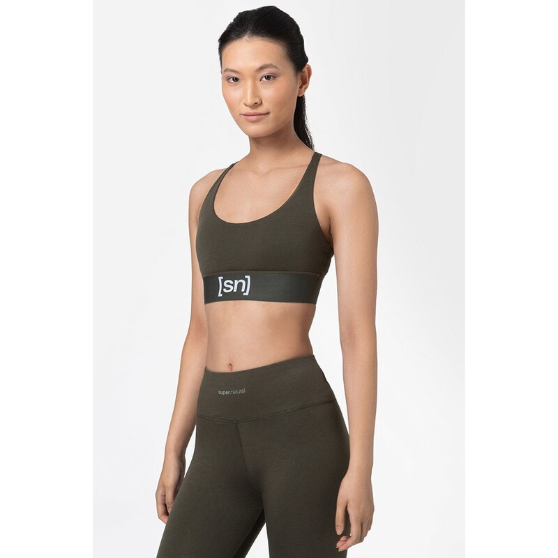 Sportovní podprsenka super.natural Anthrazit - Low 3347137 115324831