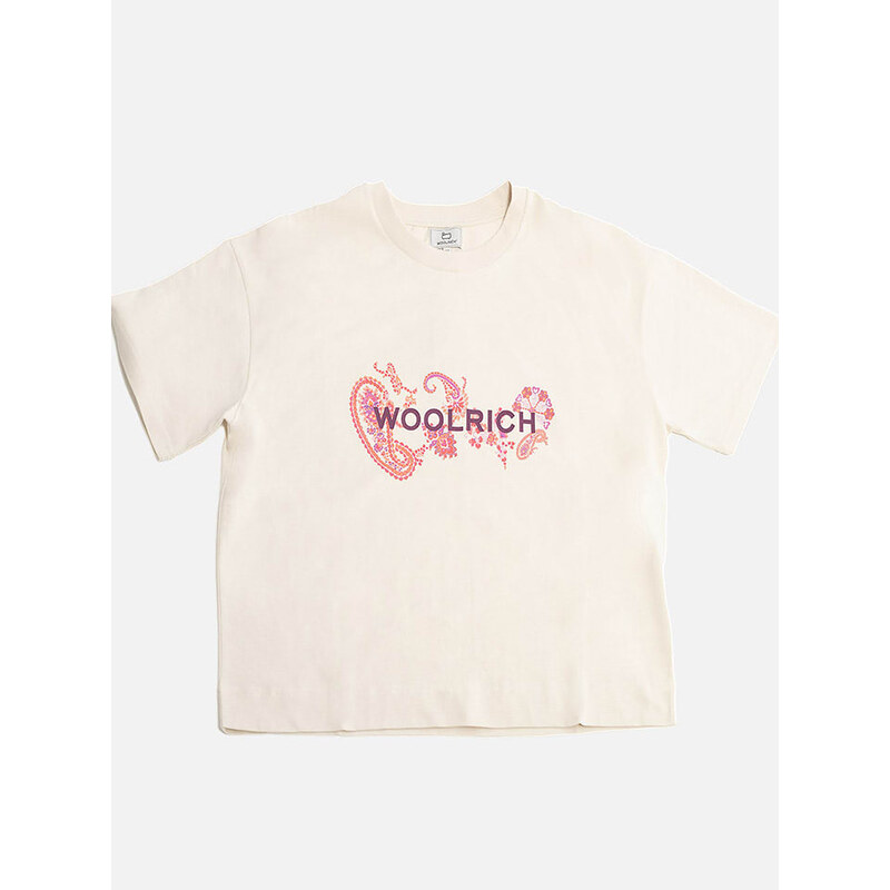 Tričko Woolrich Creme 8689994 115326140