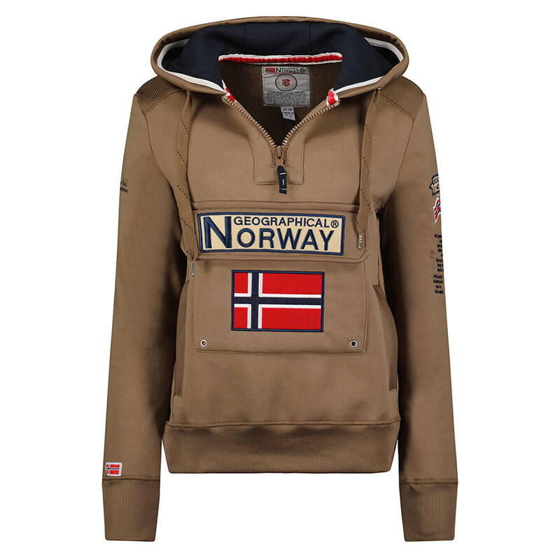 Mikina Geographical Norway Braun 1827458