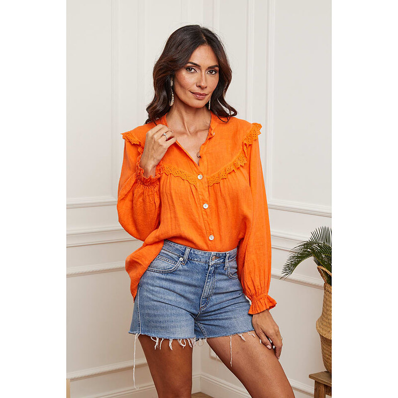 La Compagnie Du Lin Orange 7678559