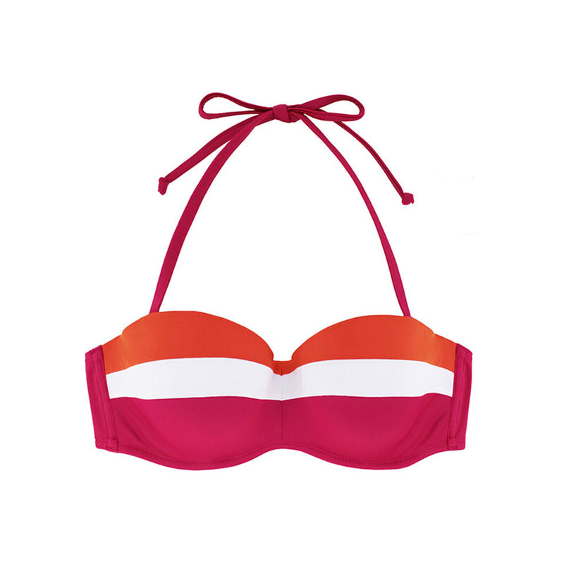 Plavky vrchní díl Dorina Pink/ Weiß/ Orange 1274693 115327011
