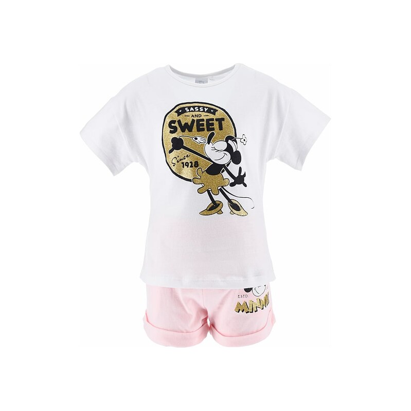 Tričko Disney Minnie Mouse Rosa/ Weiß 252895