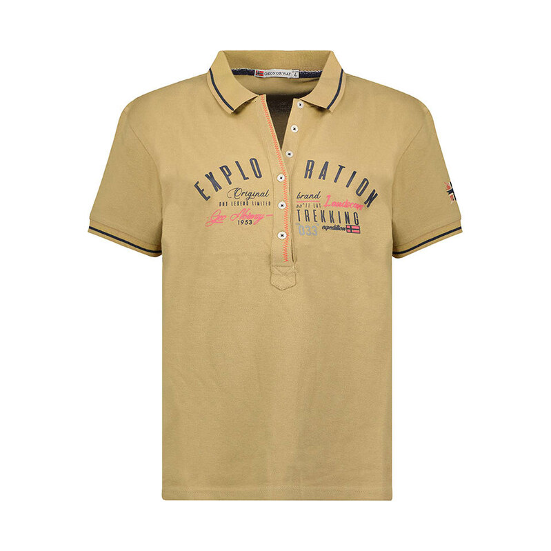 Tričko Geographical Norway Beige 4918954 115327325