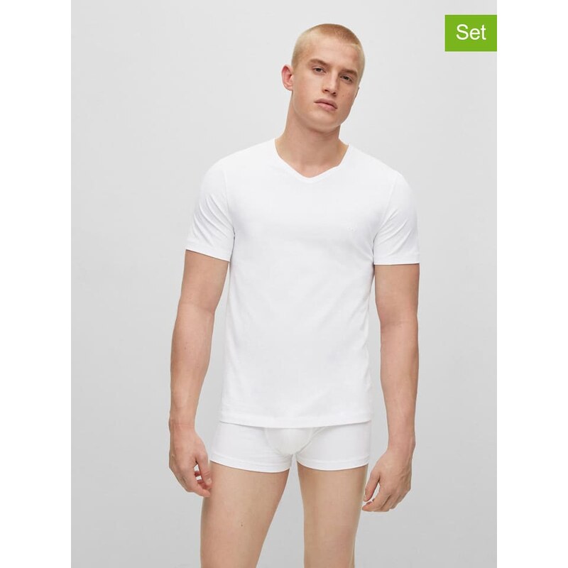 Tričko Hugo Boss Underwear Weiß 7857637