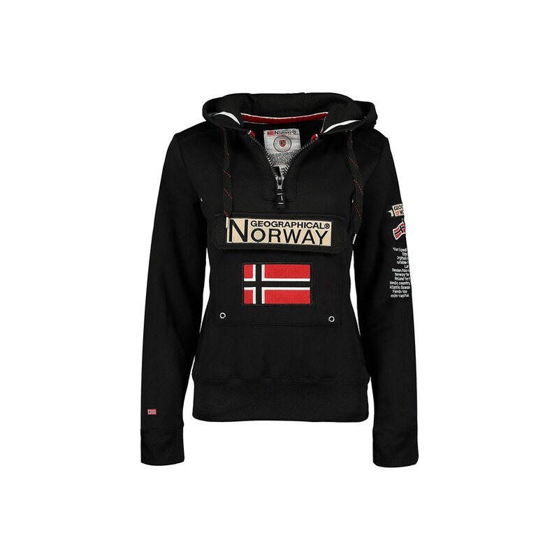 Mikina Geographical Norway Schwarz 1768479 115328869
