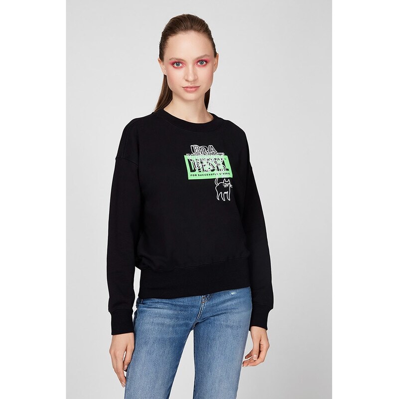 Mikina Diesel Clothes Schwarz 783717