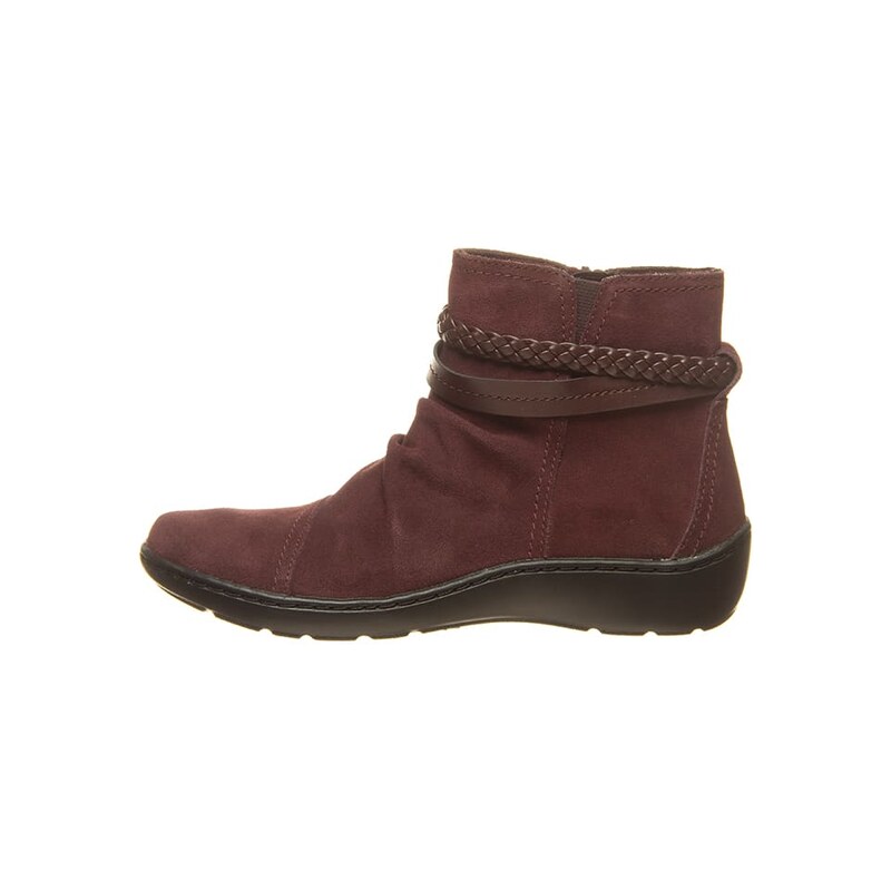 Boty Clarks Bordeaux 7497862 115330514