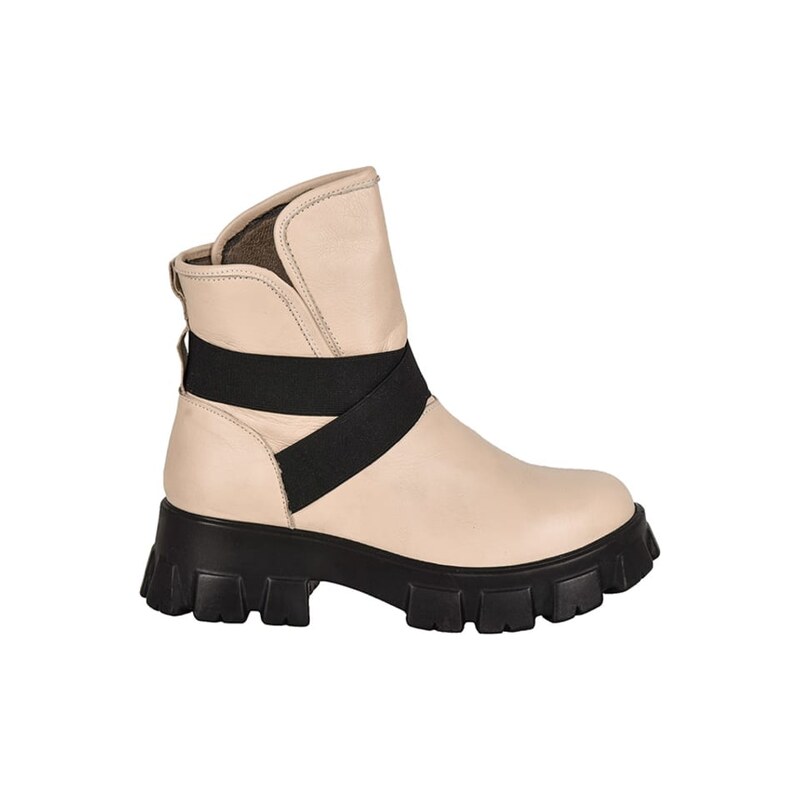Boty Noosy Beige/ Schwarz 7270885 115330580