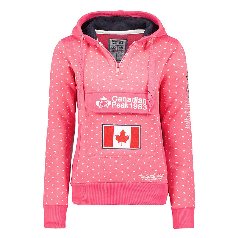 Mikina Canadian Peak Pink 5580567 115330606