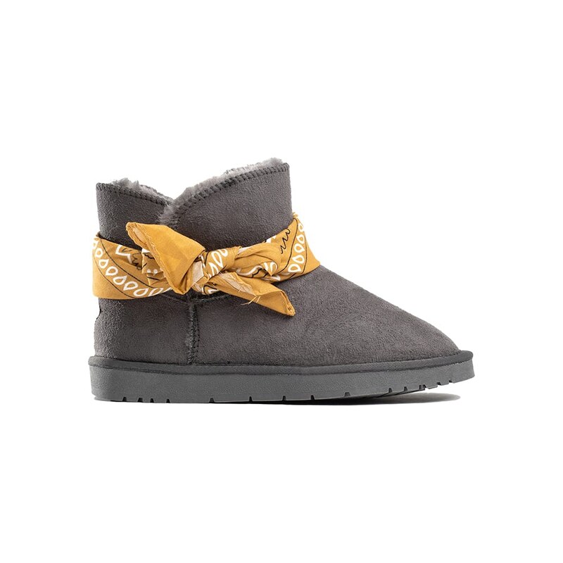 Boty ISLAND BOOT Dunkelgrau/ Gelb 7743105 115330708