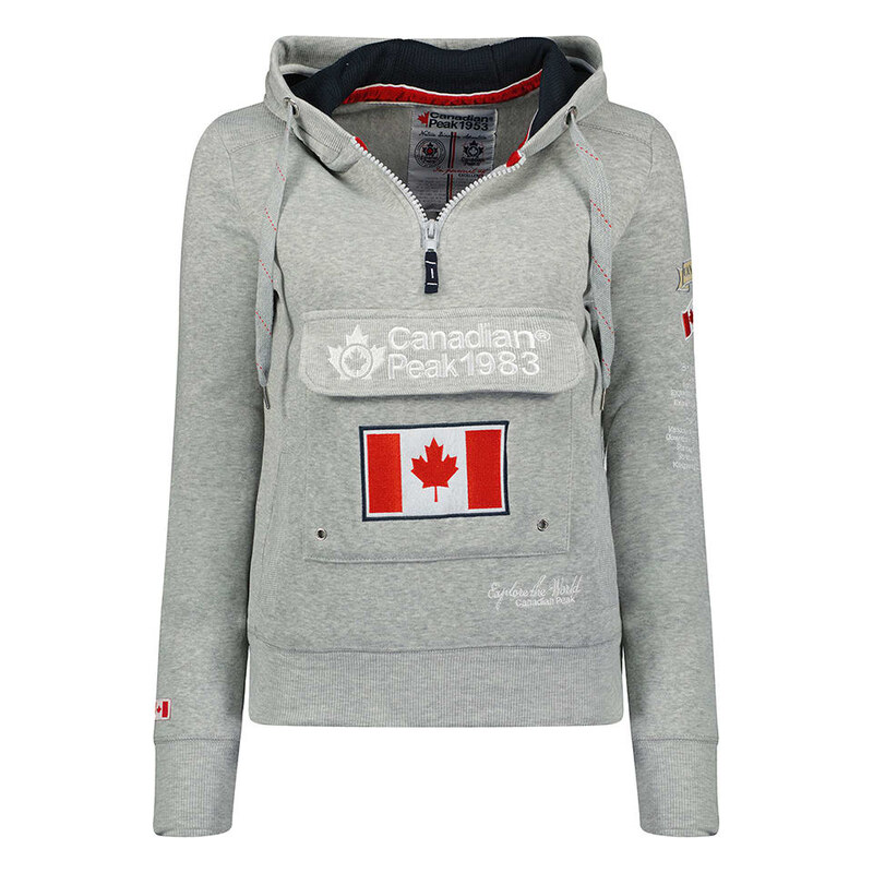 Mikina Canadian Peak Grau 395232 115330839
