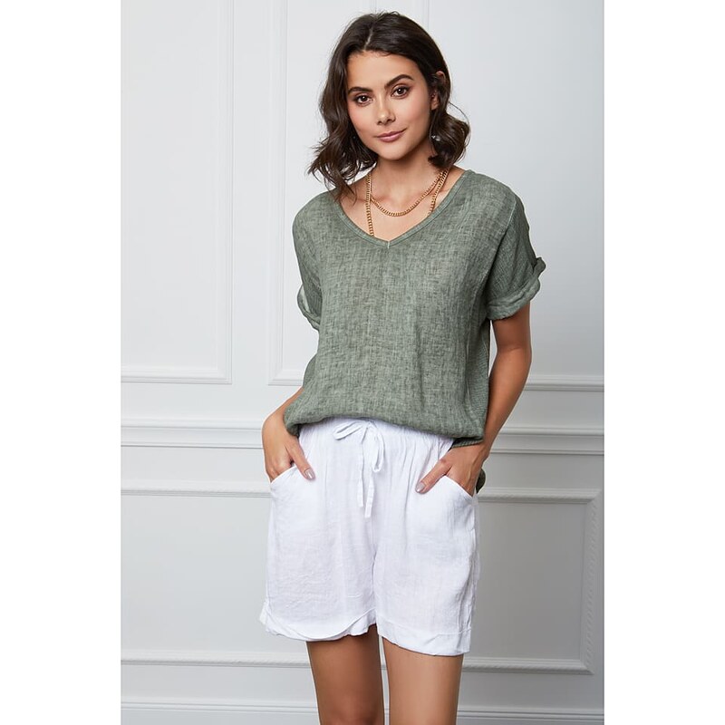 Tričko Fleur de Lin Khaki 7652270