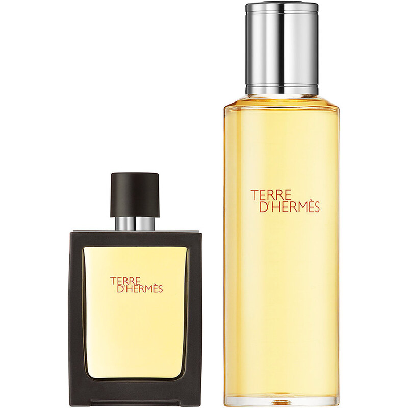 Hermès Terre d´Hermès 121 g - Eau de Parfum Refillable Spray + Refill Bottle Sada vůní 1 ks pro muže