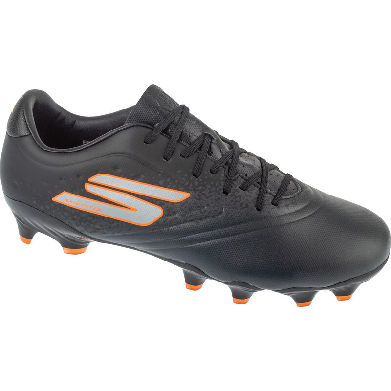 Pánské kopačky Skechers Razor 1.5 Academy FG černo-oranžové