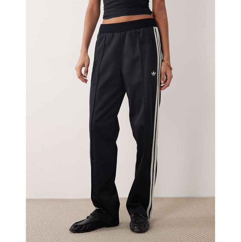 adidas Originals Firebird track pants with knitted crochet