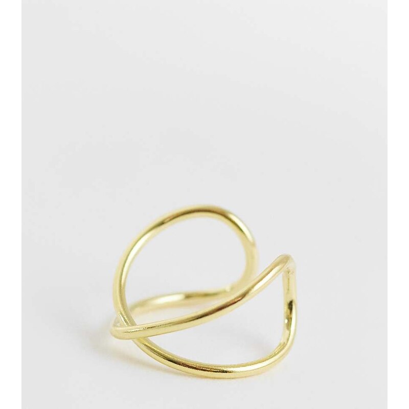Kingsley Ryan gold plated crossover ear cuff 115409232