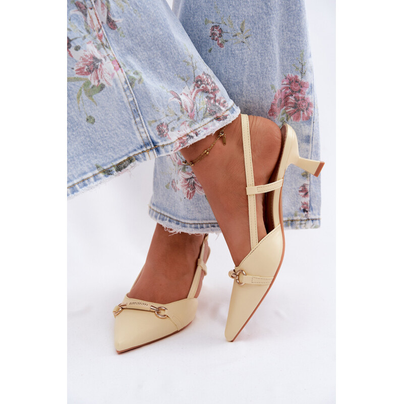Sandály na podpatku model 227447 Step in style 115337257