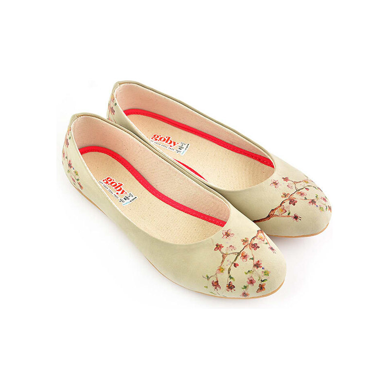 Goby Beige/ Rot 168491