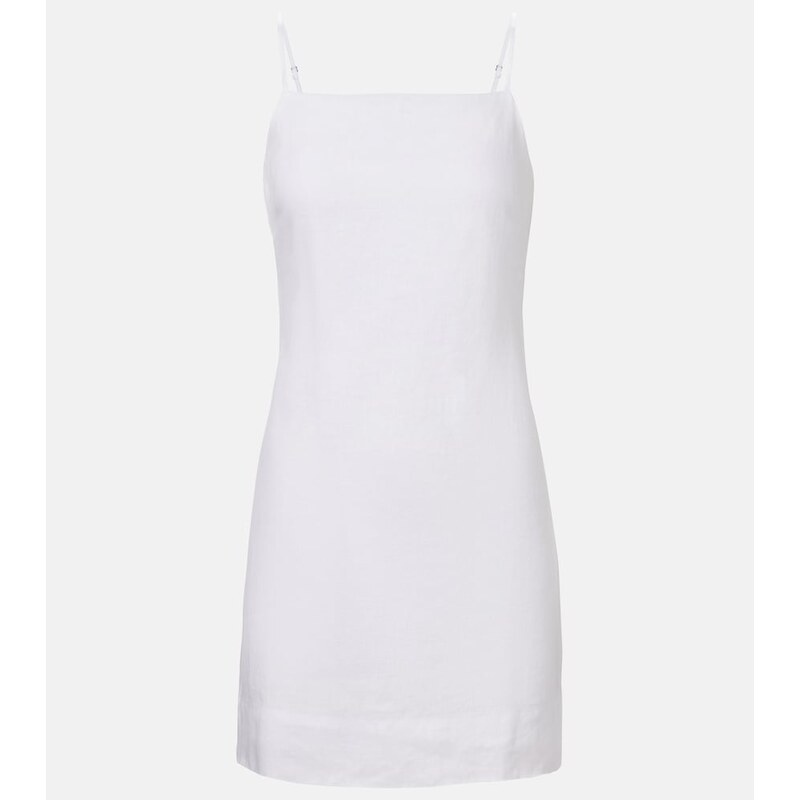 Velvet Pilar linen minidress