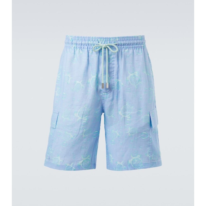 Vilebrequin Baie linen Bermuda shorts